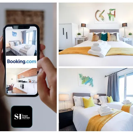 Three Bedroom Apartment At My Saga Homes Short Lets & Serviced Accommodation London Jefferson Plaza